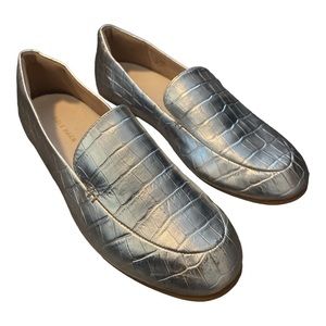FITFLOP Lena Croc Loafers Size 8.5